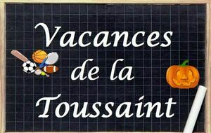 activités club - vacances de la toussaint 2024